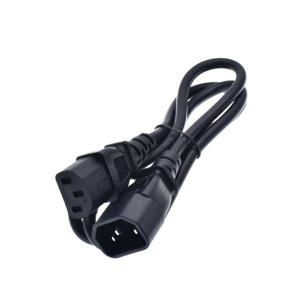 Удлинительный кабель IEC320 C14 C13 для PDU UPS 10 А 250 В штекер гнездо шнур питания