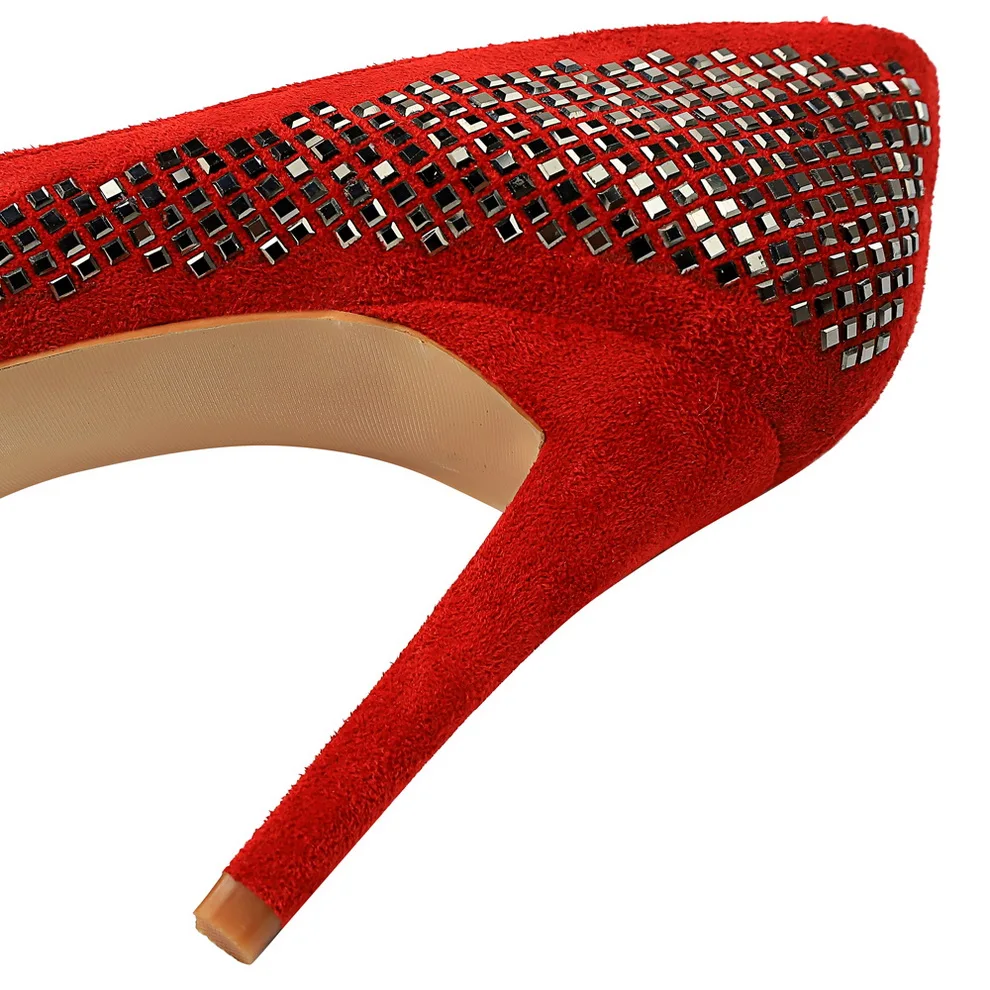 Женские блестящие офисные туфли-лодочки с блестками на высоком каблуке 9 5 см