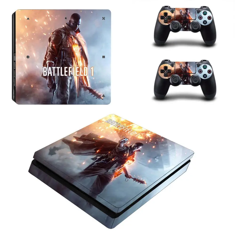 Поле боя PS4 тонкий Стикеры s Play station 4 кожи наклейки для Игровые приставки Slim