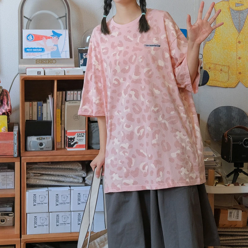 

Summer Fashion Tie Dye Print Tshirt Harajuku Loose Korean Style Casual Hip Hop 2021 Clothes Men Funny All-match Japan Streetwear