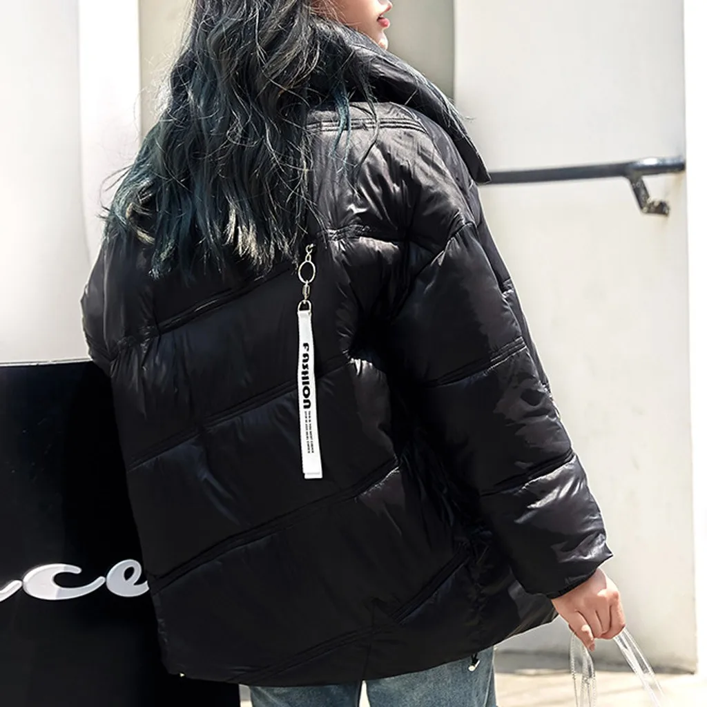 Женское пальто парка зимняя однотонная тонкая короткая теплая пуховик верхняя