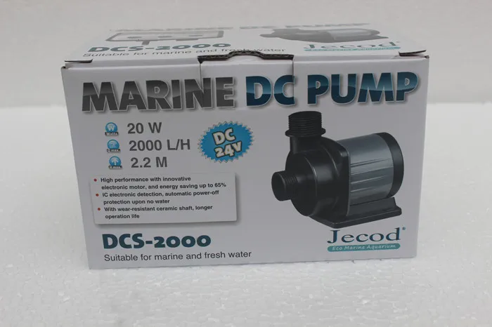 JEBAO DCS2000 DC2000 погружной водяной насос W/умный контроллер аквариум с морской водой пони DC насос eco аквариум 110V 220V - Цвет: JECOD DCS-2000