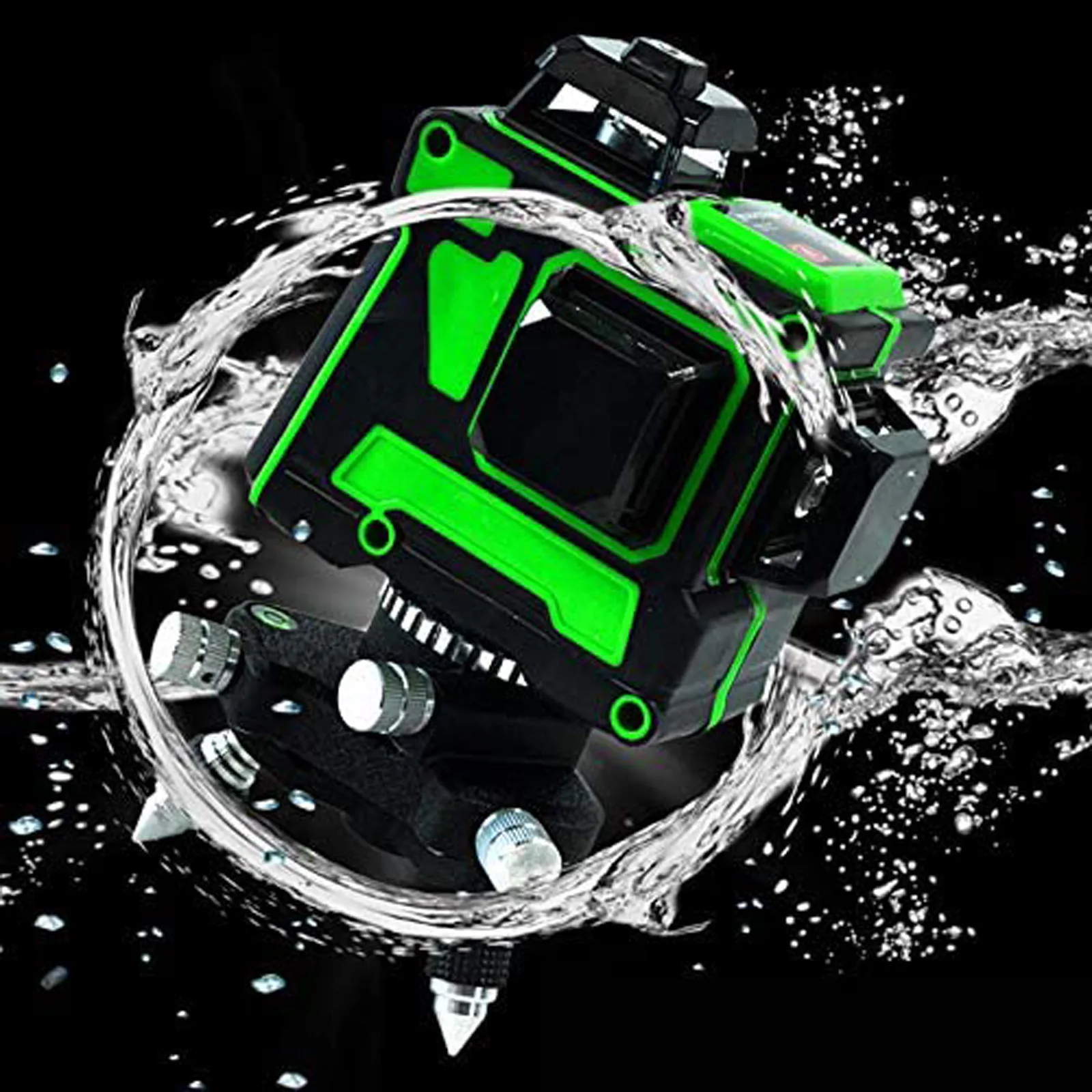 Лазерный 3d уровень 12 линий мощный светильник цифровой дисплей 360 °