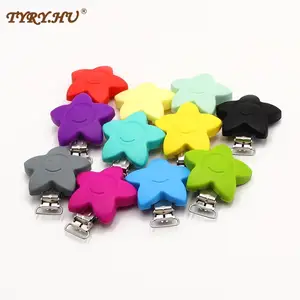 TYRY.HU, 1 шт., зажим для соски-подсолнуха, детский силиконовый прорезыватель, детский держатель для зубов