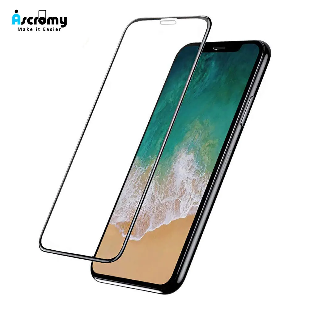 3D 9H полное покрытие протектор экрана из закаленного стекла для iPhone XR X XS Max 7 Plus 8 6 6S