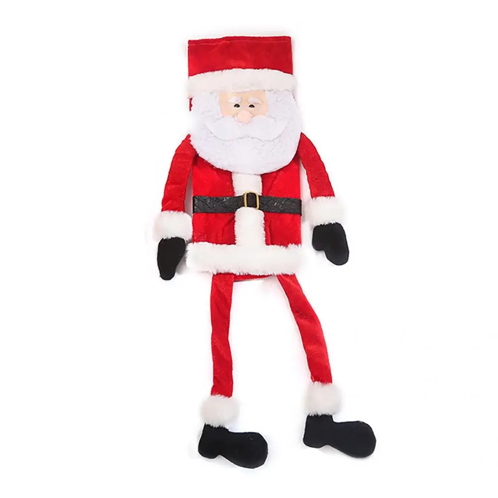 

Portable Unique Exquisite Santa Claus Shape Bottle Cover Long Lasting Bottle Holder Cover Creative for Home