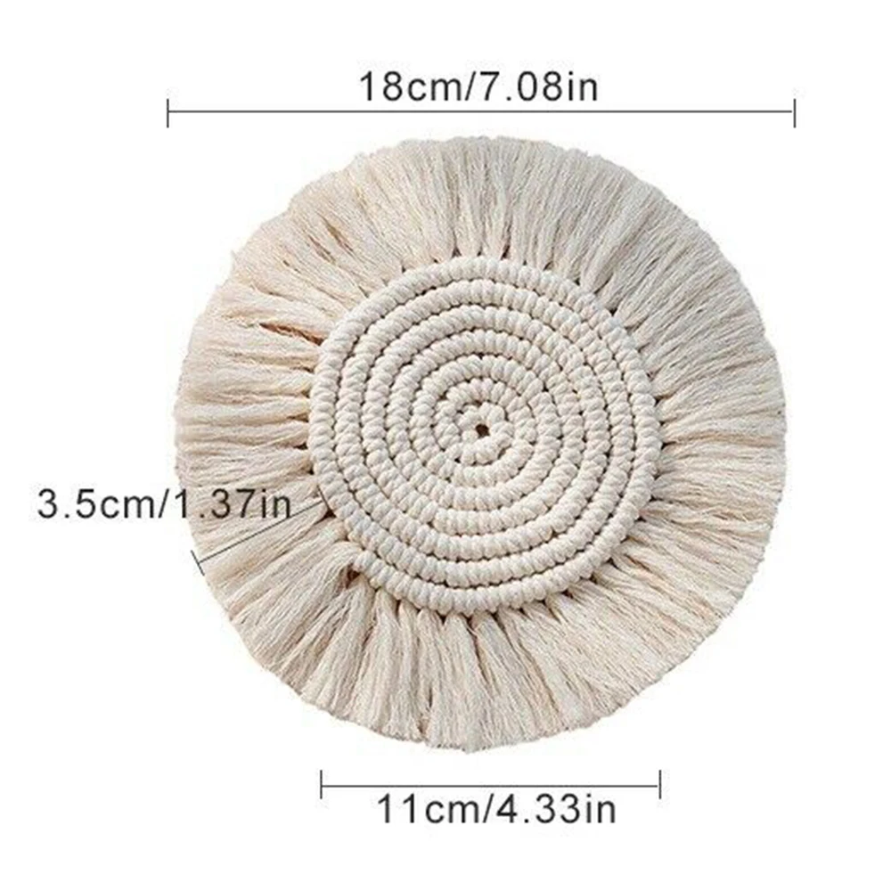 

Bohemia Cup Pad Tablecloth Non-slip Kitchen Hand made Photography prop
