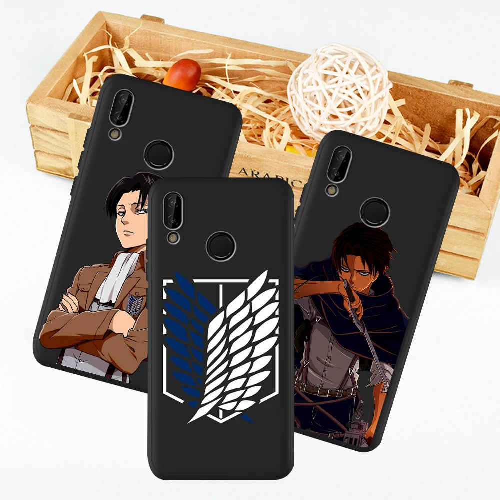 

Anime Attack On Titan Levi Ackerman For Huawei P40 P30 P20 P10 P8 Lite 2017 Mate 30 20 10 Lite Pro phone case cover funda etui