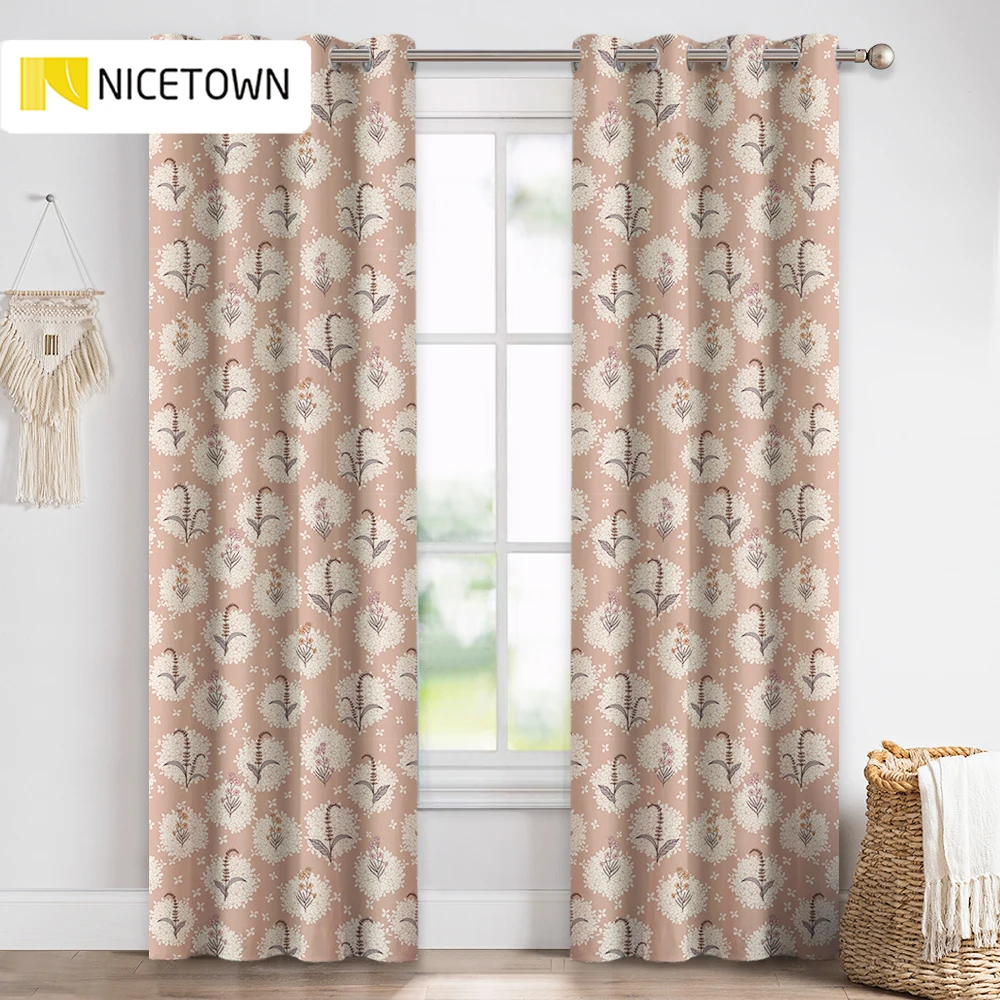Занавески с узором в виде сада nicecity шикарные пшеничные цветы инновационный
