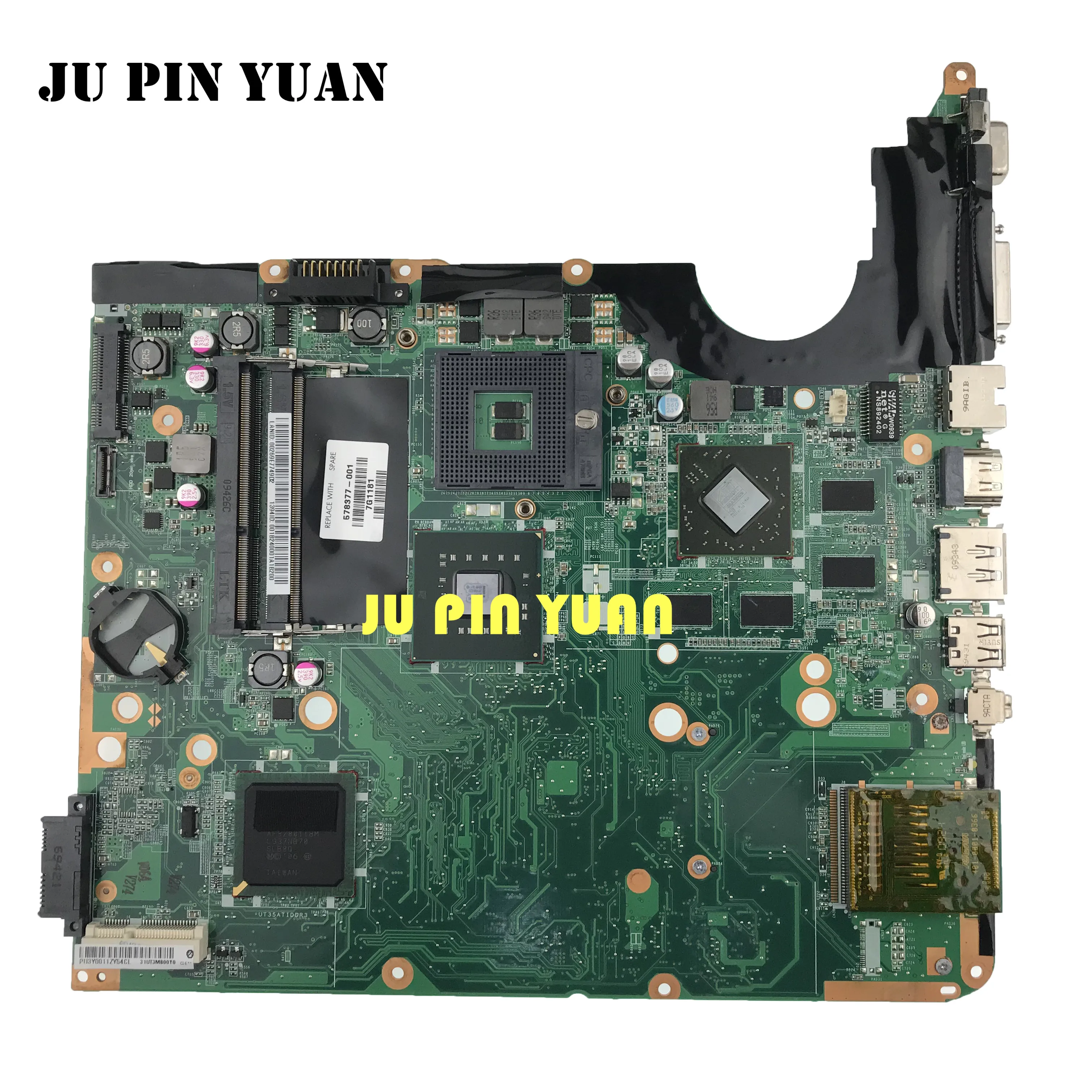 Материнская плата JU PIN YUAN 578377 001 для HP Pavilion DV6 серия &quotDV6&quot DAUT3MB28C0 dd3 все функции