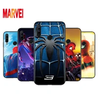 fashion marvel spiderman soft tpu for huawei honor v30 30 x10 30i 10x 30s 20s view 20 v20 pro plus lite ru black phone case