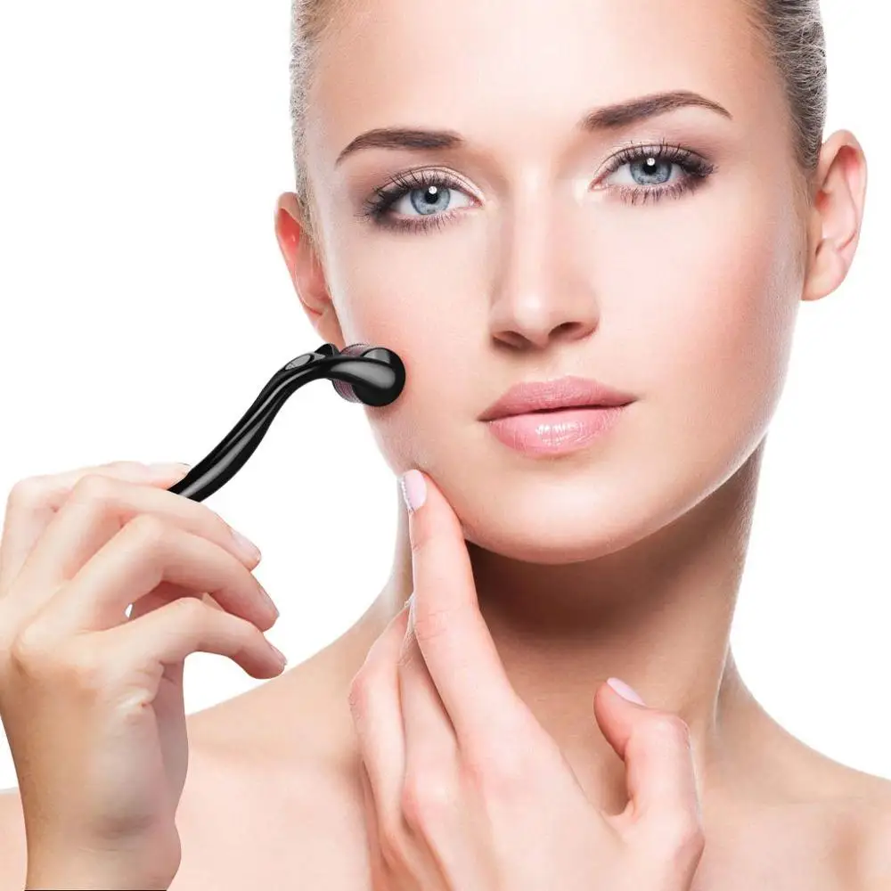 Ролик с 540 иглами для лица косметическая игла инструмент ухода за кожей мужчин и