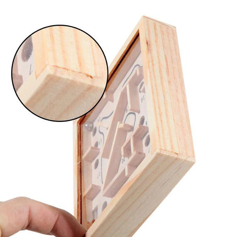 

Montessori Mini Wooden Labyrinth Educational Toys for Kids Ball In Maze Puzzle Handcrafted Toys Children Antistress Toy Toys