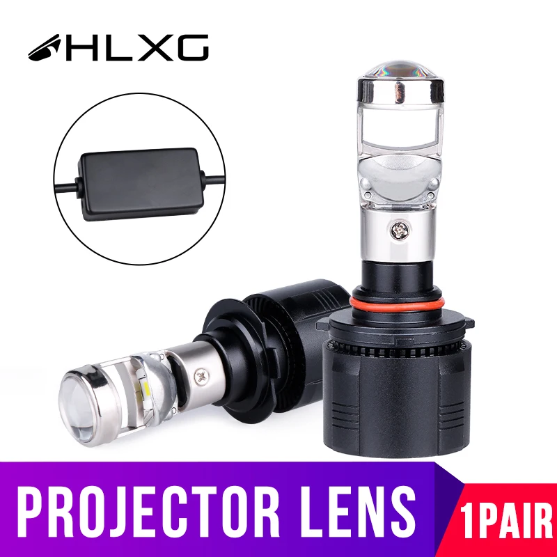Светодиодные лампы для автомобильных фар HLXG H7 H4 9005 HB3 9006 HB4 H11 H9 H8 Автомобильные