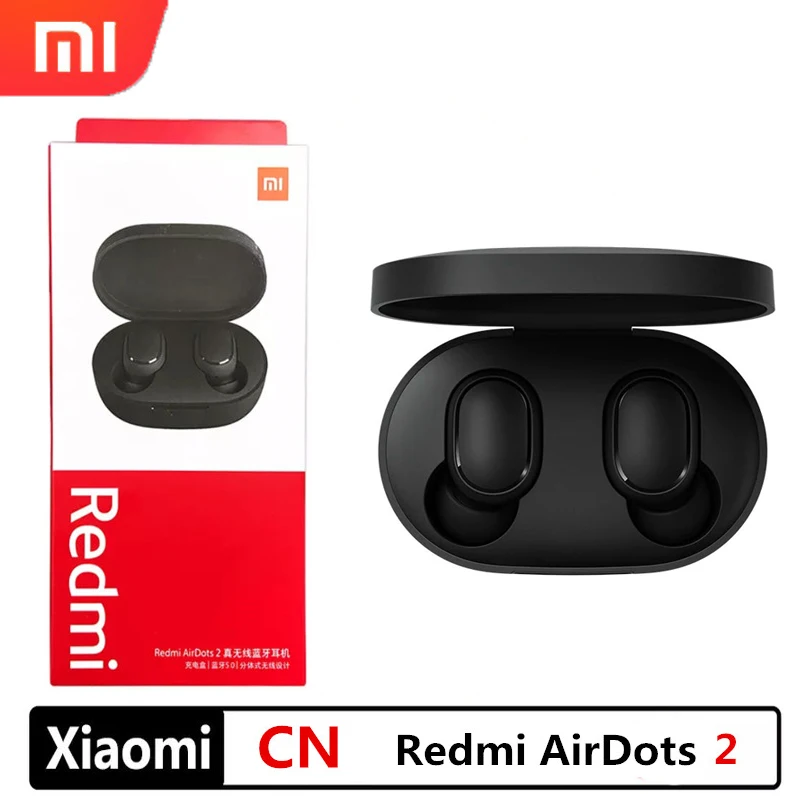 Беспроводные наушники Xiaomi airdots 2 tws Redmi Airdots 2TWS голосовое управление BT 5 0