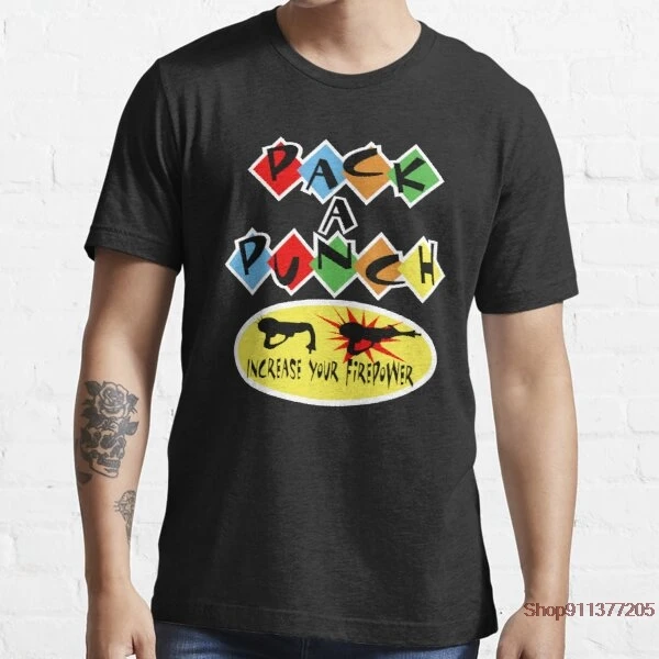 

Pack A Punch 100% cotton funny mens o-neck t shirts fashion men's tops men T-shirt cool men tshirt male men tee shirts