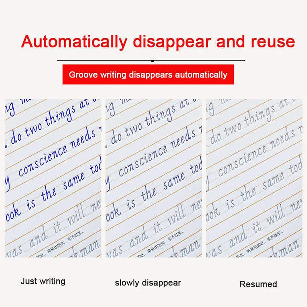 

Develop intelligence Children's Writing Exercises Suit Practice Calligraphy With Hard Pen Kindergarten Magic Fluted Copybook