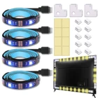 Световая лента для телевизора с пультом дистанционного управления, световая лента для телевизора 75 дюймов, 5 В, 5050 RGB для подсветки телевизора, USB-лента для Toshiba, LG, Samsung, Sony