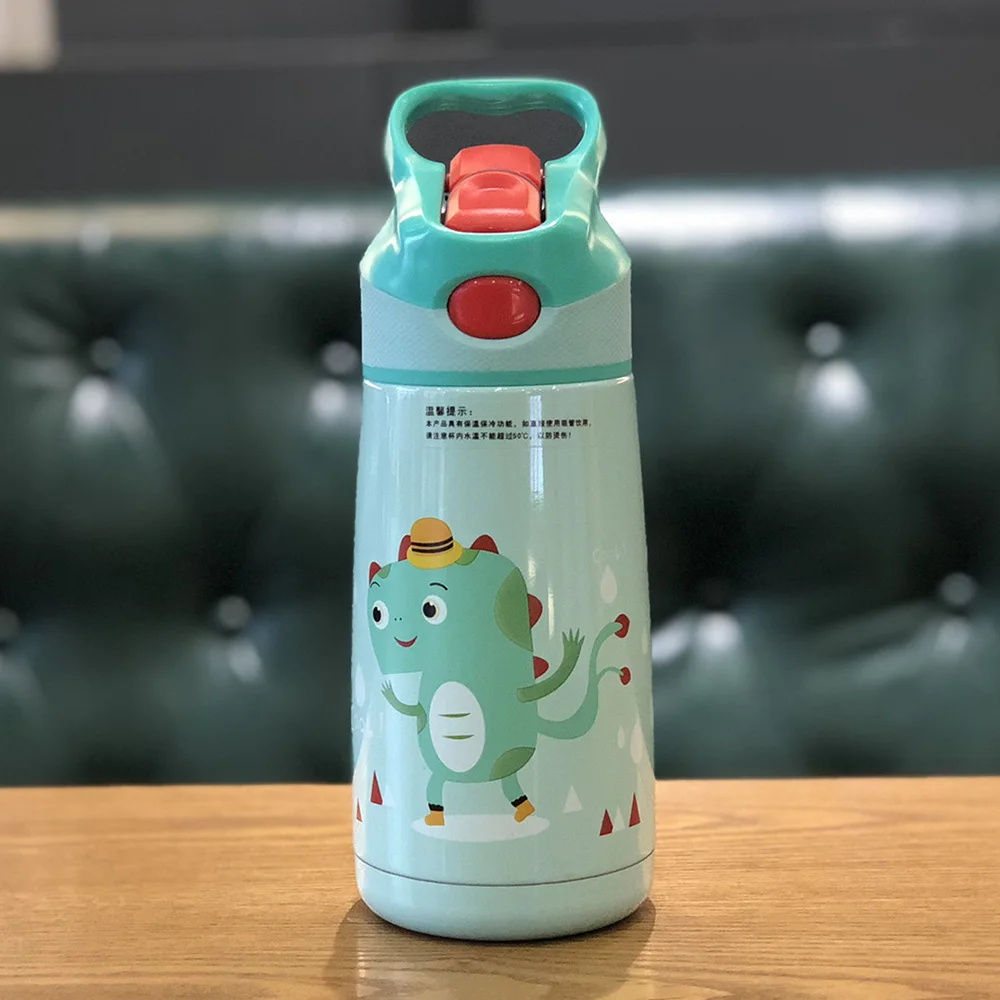 316 термос для воды из нержавеющей стали с соломинкой милая вакуумная колба