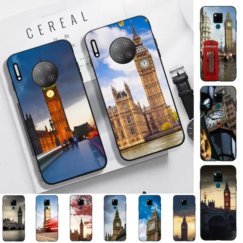 

London Big Ben Phone Case for Huawei Mate 20 10 9 40 30 lite pro X Nova 2 3i 7se