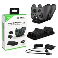 dobe rechargeable battery pack for x box xbox one s x controller spare control gamepad charger charging play and charge kit dock