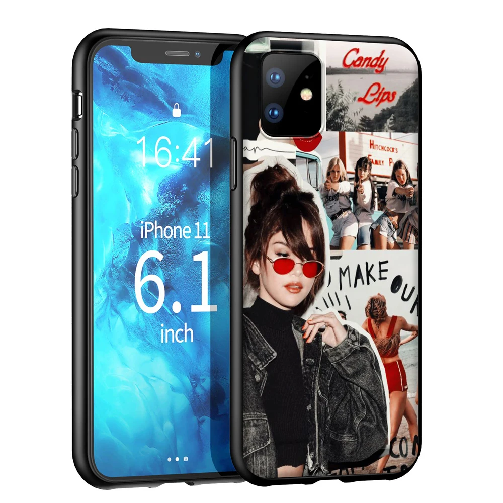 Силиконовый мягкий чехол YIMAOC Селена Гомез для iPhone 12 Mini 11 Pro XS Max XR X 8 7 6 6S Plus 5 |