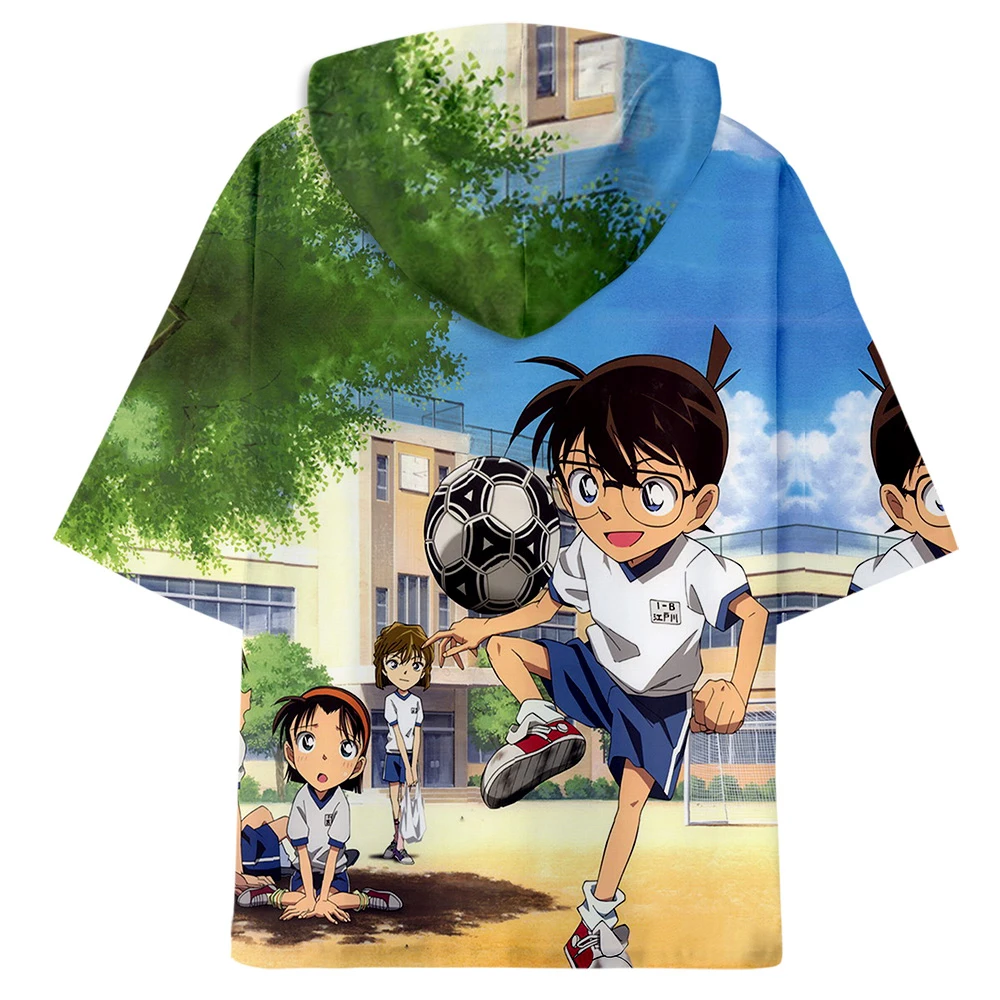 T-shirt hoodie CONAN print T Shirt Men O Neck Stranger Things Mens splice Summer Cool harajuku | Мужская одежда