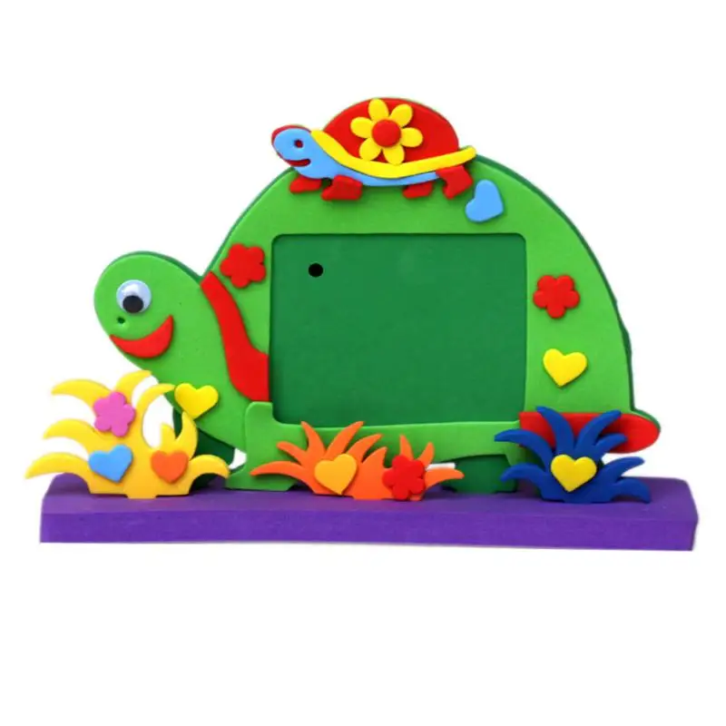 Мультяшная фоторамка из вспененного этилвинилацетата ручной работы для