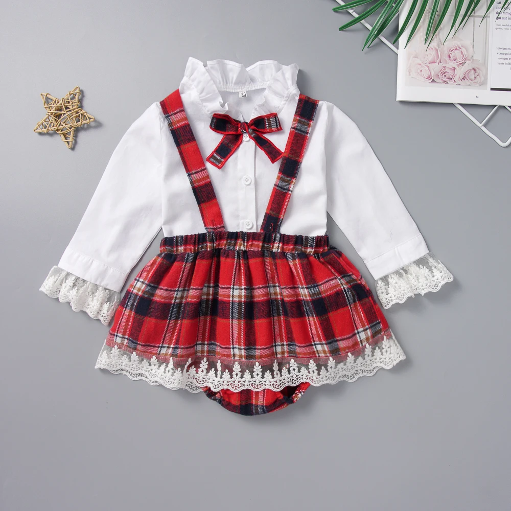 Комплекты из 2 предметов Одежда для маленьких девочек наряды малышей