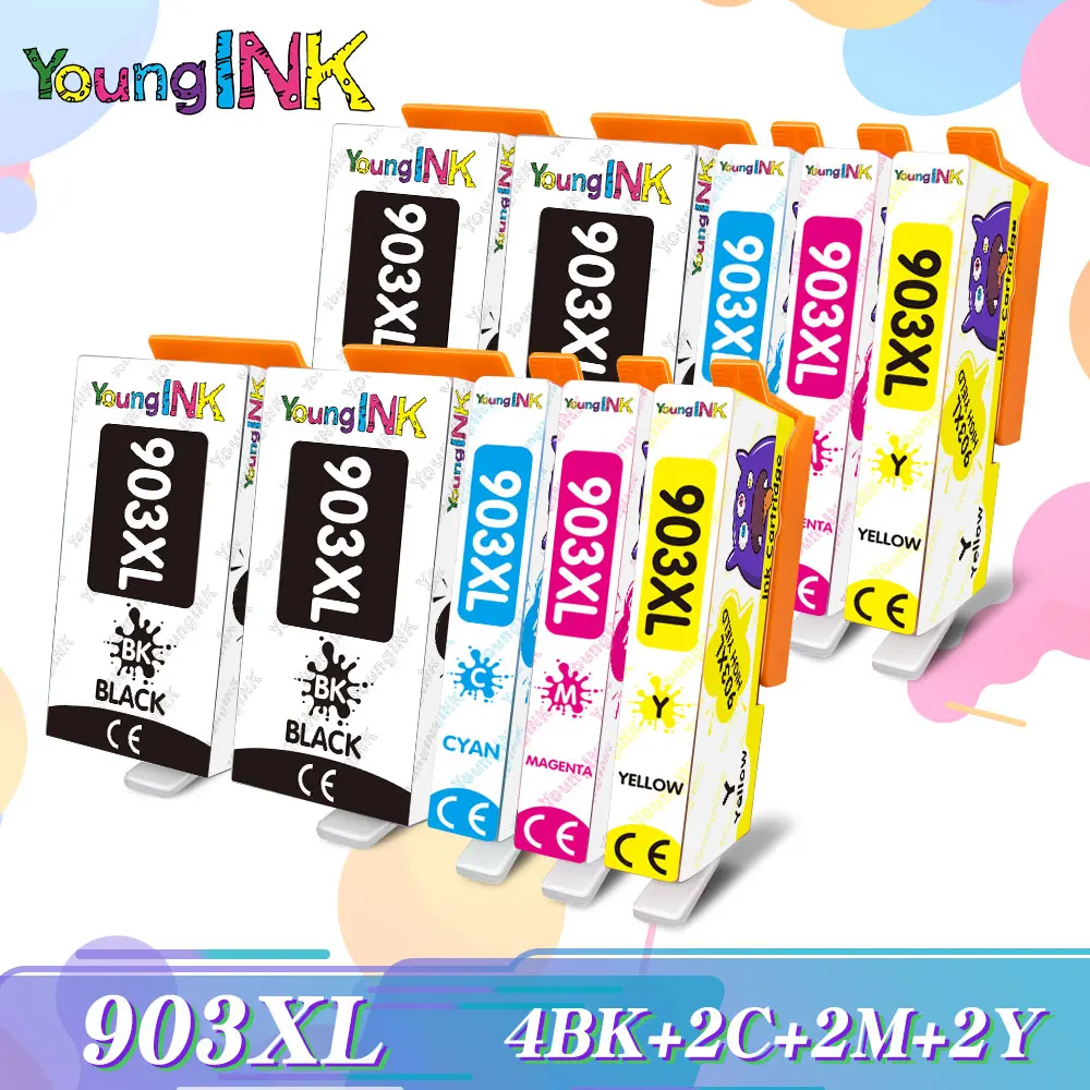 

903 XL Ink Cartridge For HP 903XL Officejet Pro 6950 6960 6961 6963 6964 6965 6966 6968 6970 6971 6974 6975 6978 6979 printer