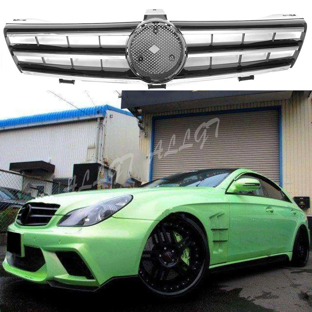 Передняя решетка для гоночного центра передний бампер Mercedes Benz W219 CLS Class 2005 2006 2007