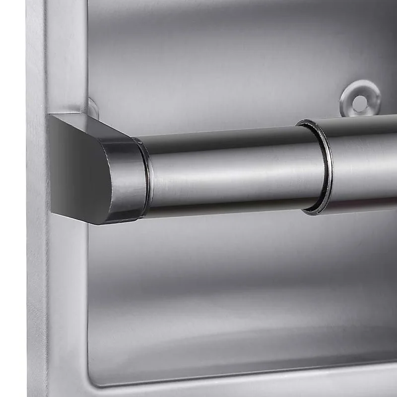 

Recessed Toilet Paper Holder,Contemporary Hotel Style Wall Toilet Paper Holder - Recessed Toilet Tissue Holder
