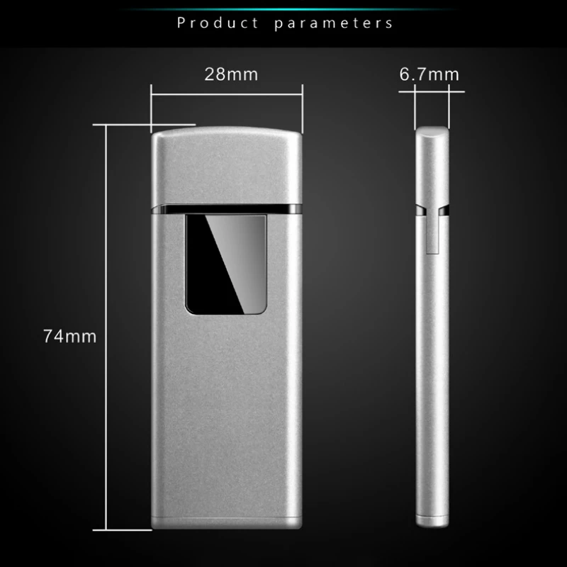 Новая ультратонкая пуховая куртка электрическая зажигалка для сигарет