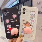 3D Забавный чехол с ягодицами для телефона redmi note 10 9 9t note 8 7 8pro 8t xiaomi mi 11 9se 10, милый мягкий чехол для снятия стресса