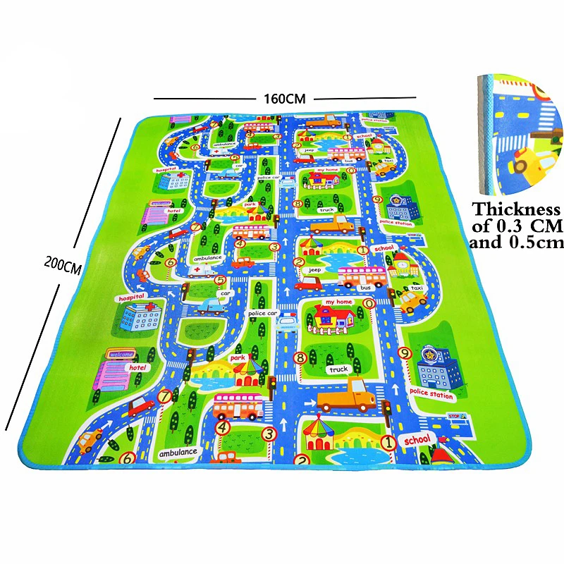 Детский игровой коврик Водонепроницаемый Пены Мягкий напольный для игр складной