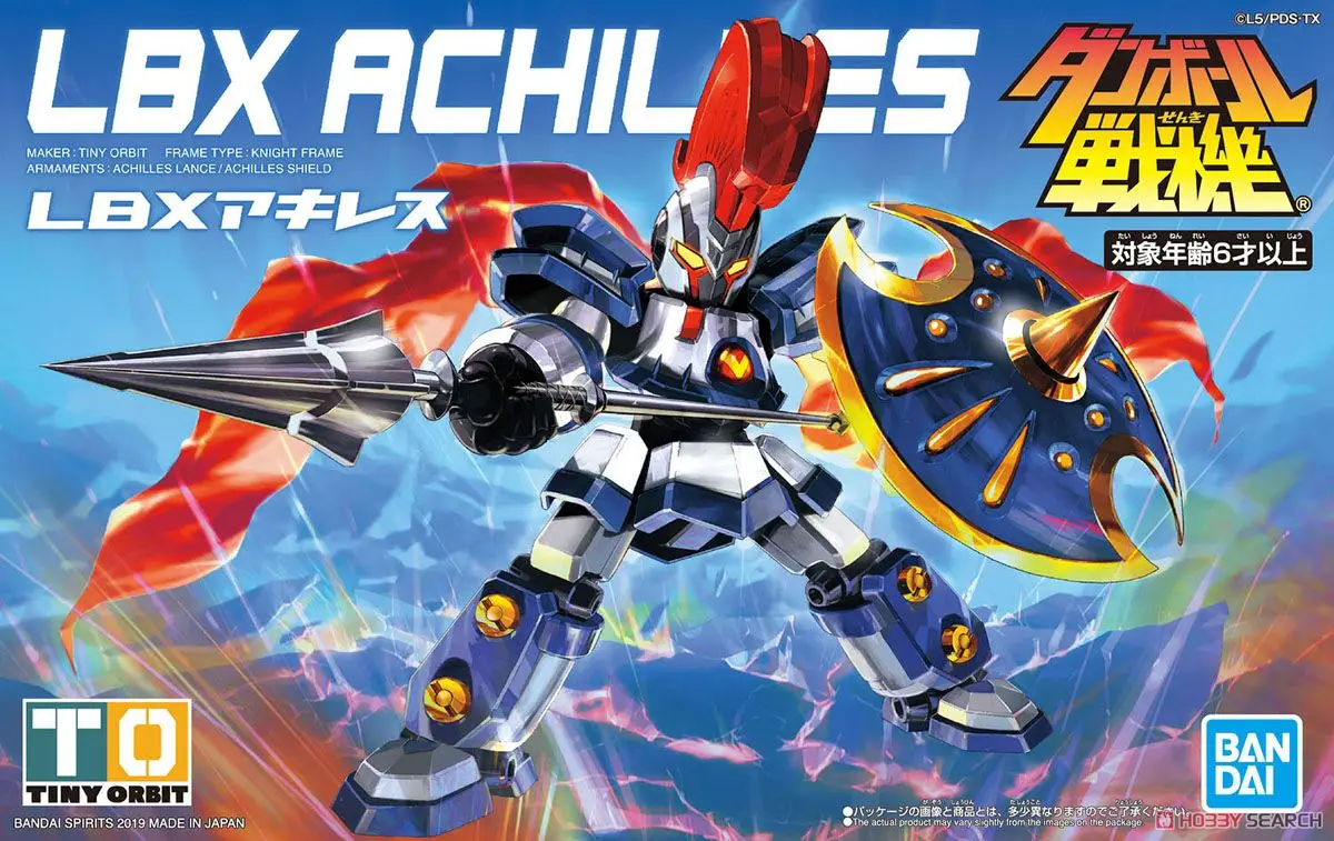 Bandai Gundam DANBALL SENKI LBX Ахиллес 001 мобильный костюм Сборная модель наборы экшн Фигурки