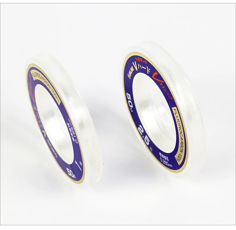 SUNLINE V Hard Fluorocarbon Leader 50m 2lb 50lb сделано в Японии|Рыболовные лески| |