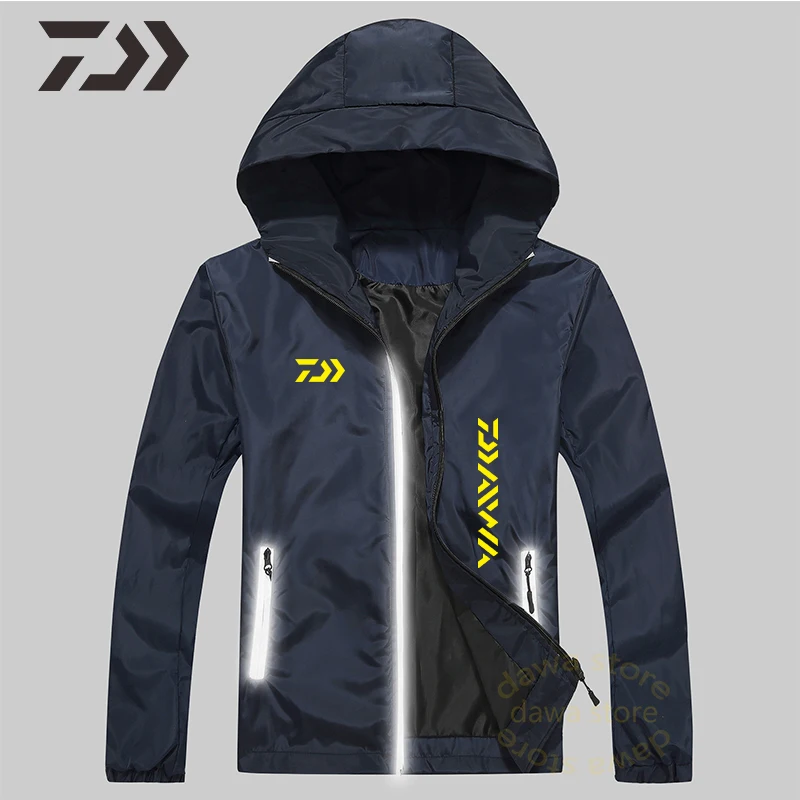 

Daiwa Summer Fishing Jacket Men Breathable Fishing Clothes Men Quick Dry Outdoor Fishing Clothing Cycling Fishing Shirt Spring