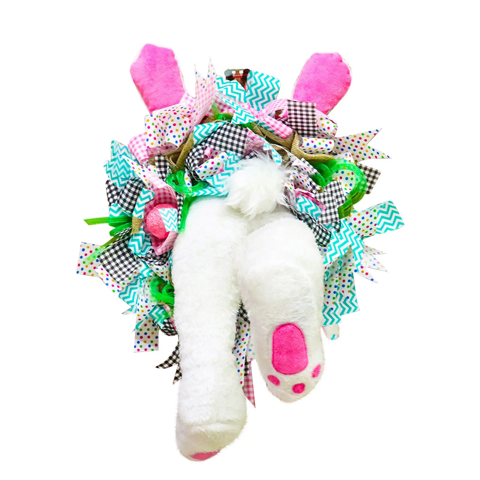 

Easter Decoration Door Wreath Cartoon Bunny Shape Cute Faceless Doll Wall Decor Home Wedding Garden Garland Spring Decoration