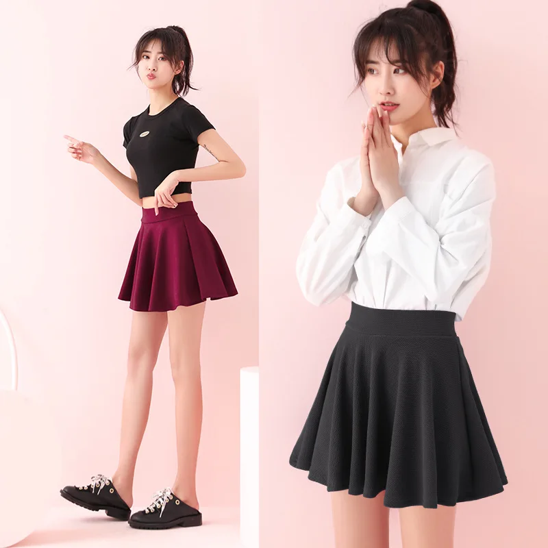 

OLOME Pleated skirt of tall waist female summer skirt spring show thin type of tall waist plus size sexy