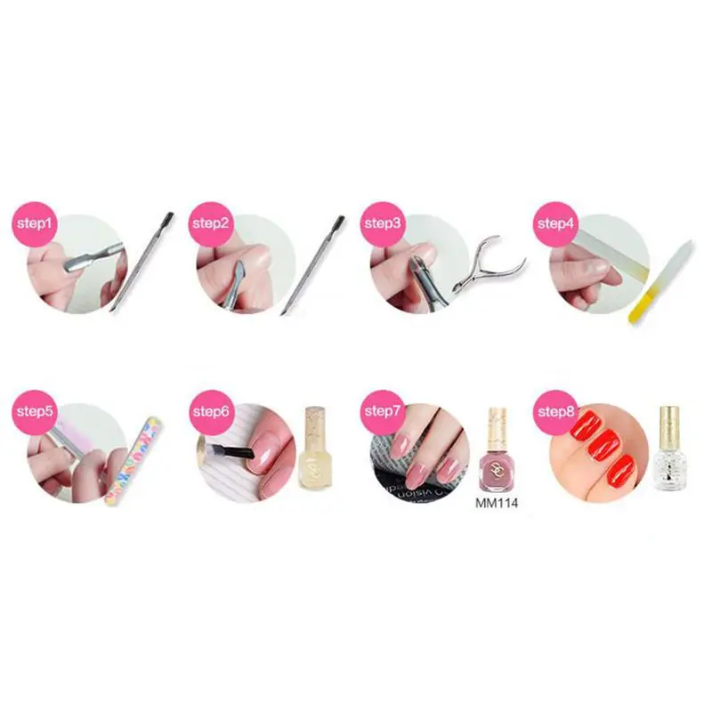 Набор украшений для нейл-арта несколько форм Золотая Руда украшение ногтей