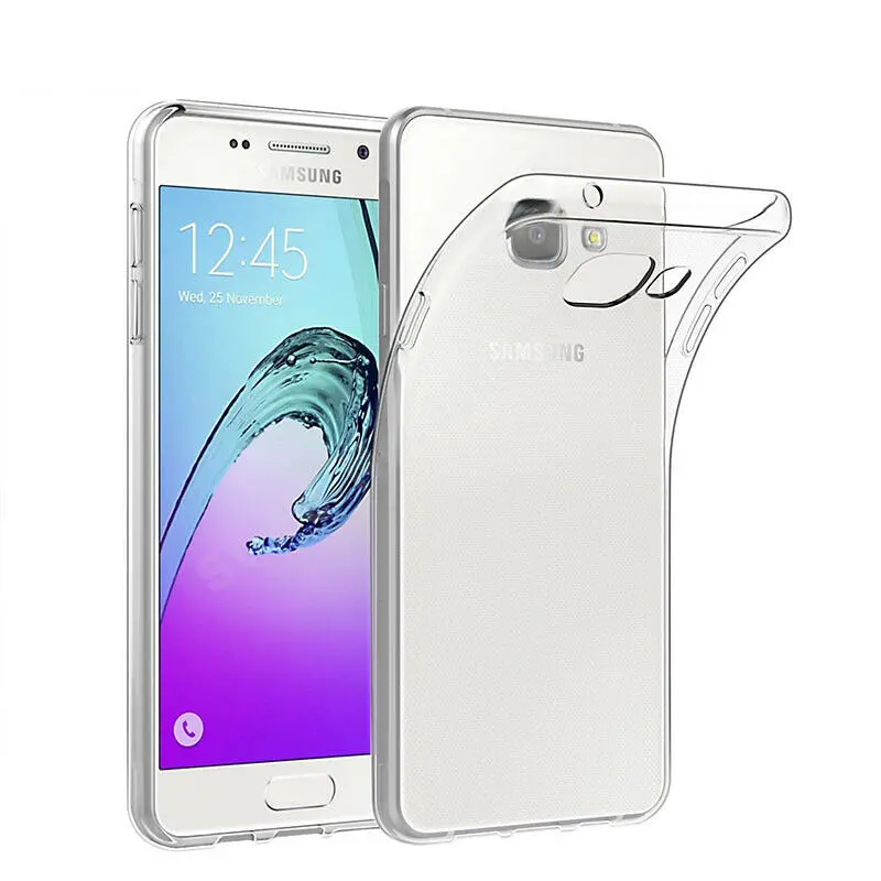 Мягкий чехол из ТПУ для Samsung Galaxy A3 2016 тонкая прозрачная силиконовая защитная