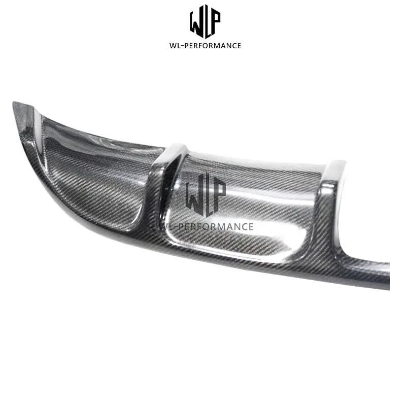 Гольф 7 Mk7 высокое качество углеродное волокно диффузор губа на задний бампер