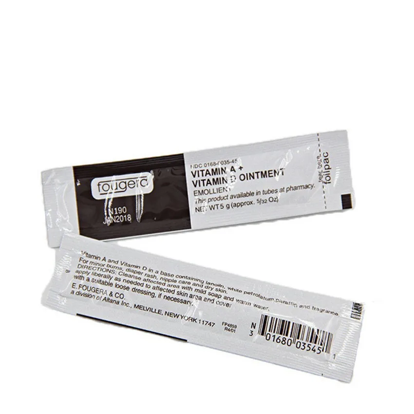 

100pcs/lot Tattoo Recovery/Anti-Scar Cream Vitamin A+Vitamin D Ointment Top Tattoo Repairing Cream