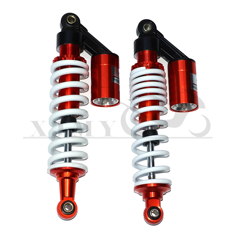 Universal 325mm air shock absorber front and rear suspension springs for scooter dirt bike Gokart Quad ATV motorcycle universal 320mm motorcycle shock absorber for yamaha suzuki honda motorcycle atv motor four gold and black rear suspension