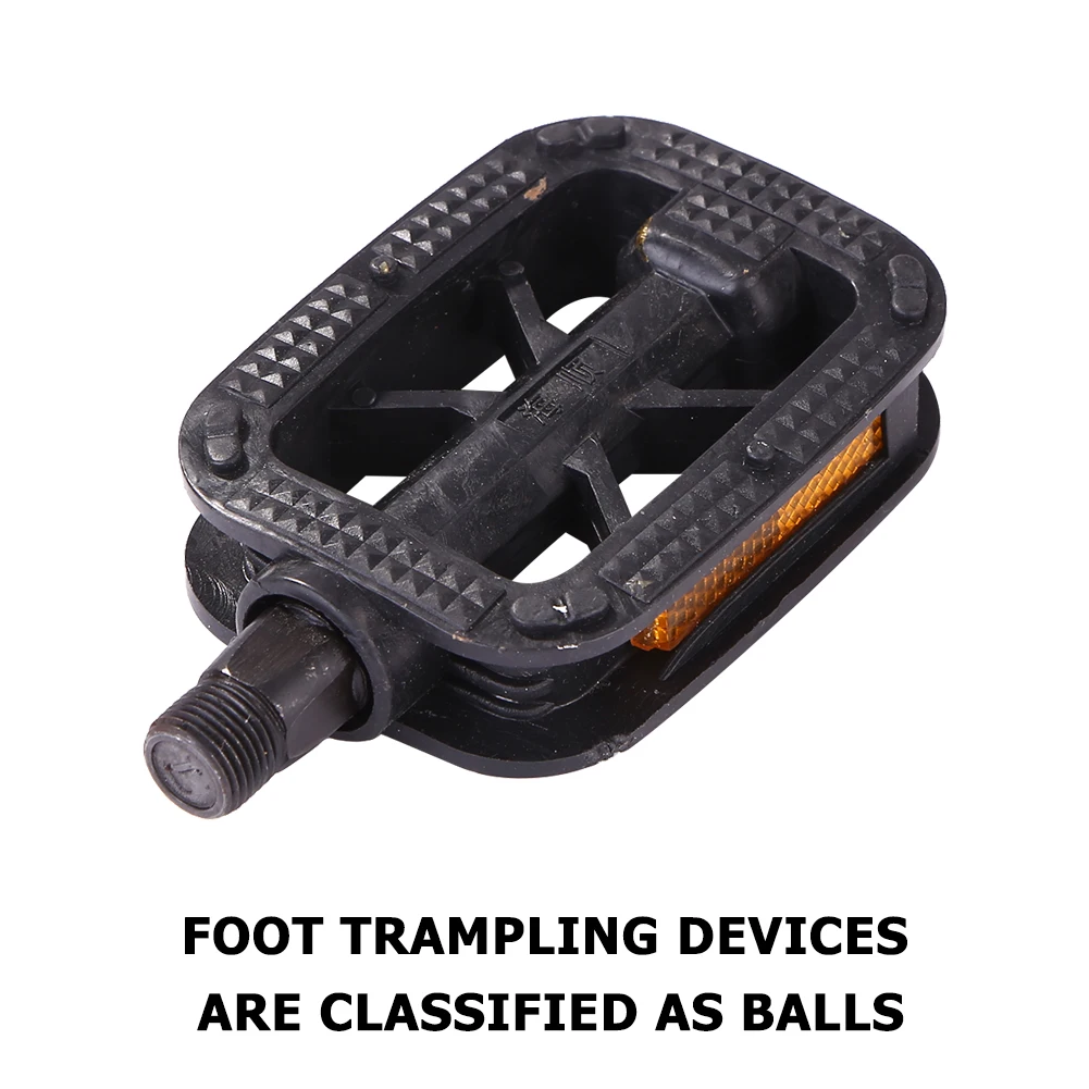 1 пара пластмассовых Противоскользящих велосипедных педалей с