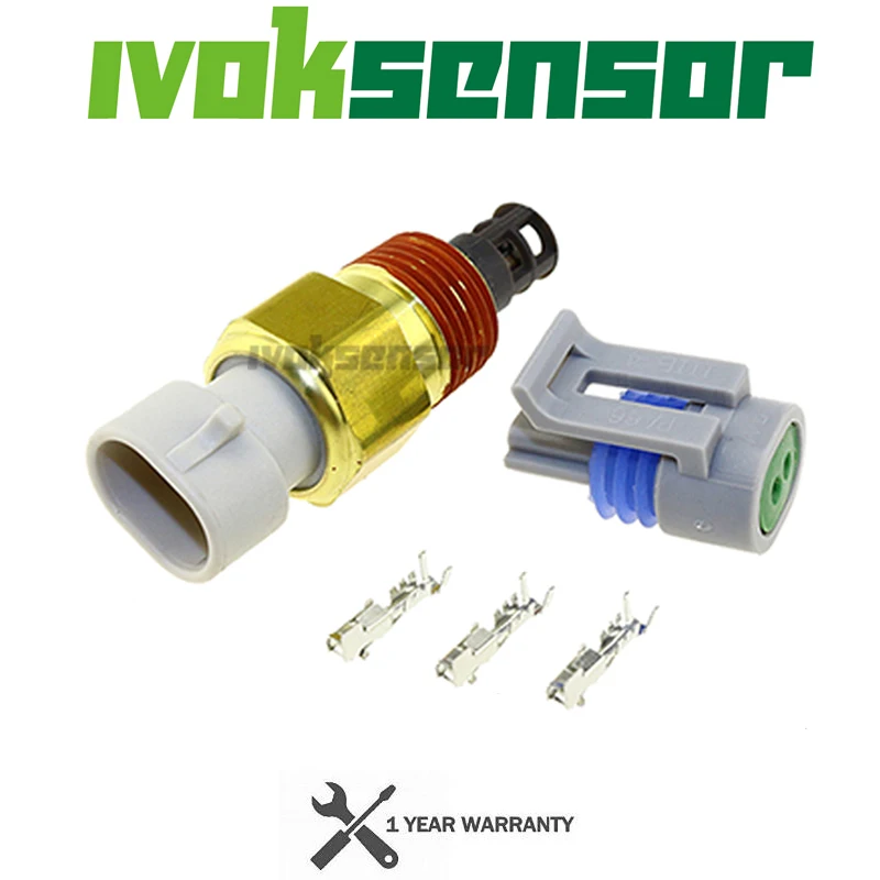 Free Plug Kits Intake Air Temp Temperature Sensor For Chevrolet Express Cadillac Buick GMC Pontiac 25037225 25036751 25037334