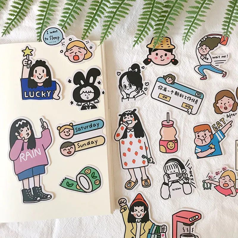 24 шт./упак. дезинфицирующее средство для рук девочек жизнь Стикеры DIY ремесло