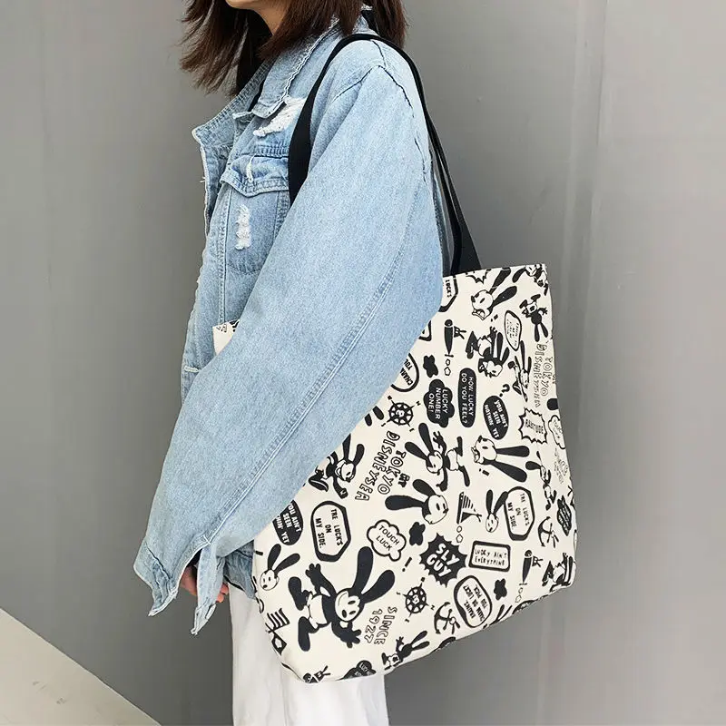 

Harajuku Japanese Canvas Bag For Female Students Female Canvas Cloth Shoulder Bag Quality Canvas Shoulder Bags