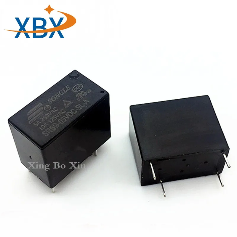 100% Новые оригинальные реле питания SRSB 05VDC SL A 12VDC DC5V DC12V DC24V 5A 250VAC 4pin|Реле| |